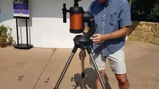 Celestron Nexstar 5SE - placing the telescope and levelling the tripod
