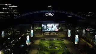The Cowboy Frisco Star 4k Night Drone Shots