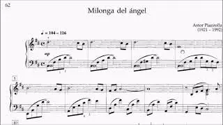 ABRSM Piano 2025-2026 Grade 7 C13 Piazzolla Milonga del Angel Sheet Music