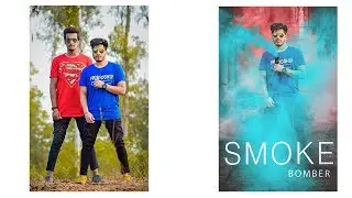 Smoke bomb effect | photoshop  photo manipulation tutorial