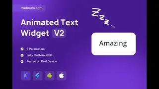 FlutterFlow Animated Text Widget 🎬🔤 #flutterflow #animated #text #widget