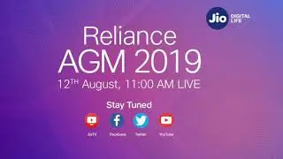 Reliance Jio AGM 2019 live streaming 11:00 am start