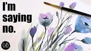 Why I&rsquo;m Saying NO To All My New Watercolor Supplies Today