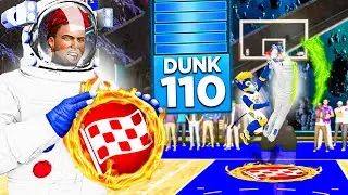 110 DUNK + ASTRONAUT SUIT is GAME-BREAKING in NBA2K!