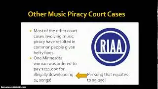 Music Piracy and Law