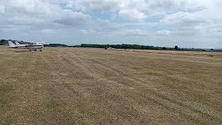 PA28A landing at Cotswold Airport