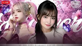 PUBG MOBILE LIVE | UC AND CASH GIVE AWAY | CUSTOM ROOMS | ROAD TO 30K | FLOWER YT