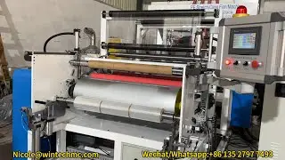 Kitchen Use PE Food Warp Cling Film Production Line，Household PE Cling Film Big Roll Making Machine