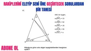 TRİGONOMETRİ| ÖSYM ZORU SEVER #yks2026