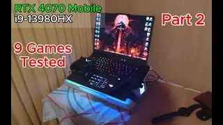 ASUS ROG Strix G16 - Gaming test 2 ( RTX 4070, i9-13980HX )