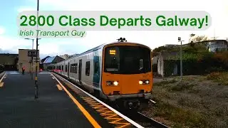 Irish Rail 2800 Class DMU Departing Galway Ceannt | 1/11/2022