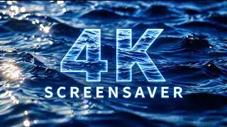 Luxury TV Background &ndash; Dark Blue Ocean (Silent, 4K, 1 Hour)