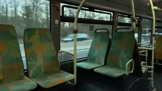 Voyage à bord d’un Citaro C2 en pleine accélération sur la N118 roulant sur la ligne 291