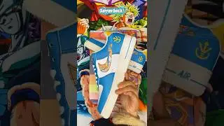 Marjin Vegeta Dragon Ball Z Custom Nike Air Force 1 #shorts #sneakers #viral