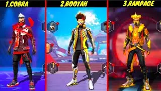 rampage 4.0 free fire emotes|rampage bundle vs cobra bundle vs booyah bundle