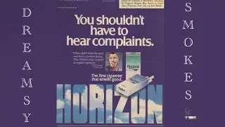 Обзор винтажной запечатанной упаковки сигарет Horizon без ментола, 1990 года выпуска, со свежим а...