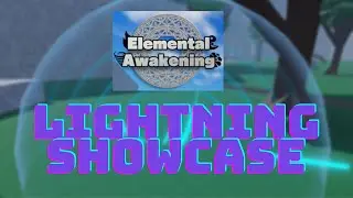 Roblox Elemental Awakening: Lightning Showcase