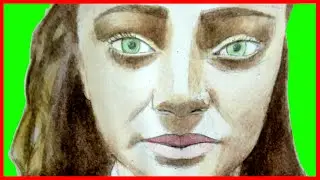 Elizabeth Peyton Watercolour Portrait