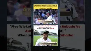 Rabada Destroys with a Fifer in WTC Final! 😱🔥