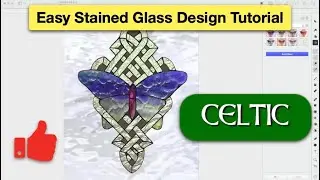 Design Stained Glass Celtic Knots on a Mac. #tutorial  #design