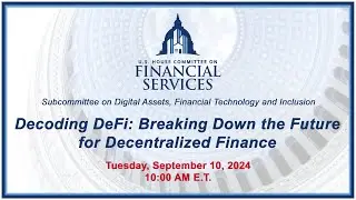 Decoding DeFi: Breaking Down the Future for Decentralized Finance (EventID=117567)