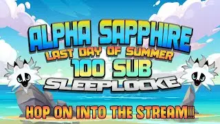 ITS SLEEPLOCKE TIME!!! - Pokemon Alpha Sapphire Randomizer Sleeplocke with SlightliSalti Part 1