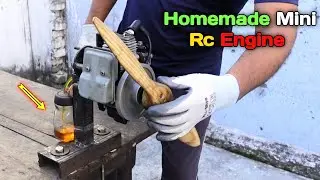 Low Budget RC Engine Build 💸 | 26cc Grass Cutter Engine Se Banaya RC Engine 