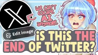 Is This THE END of Twitter for Artists? (We Can't Escape AI Anymore.) || SPEEDPAINT + COMMENTARY