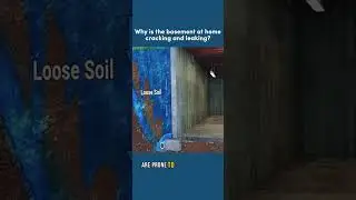 Why basement at home cracking and leaking?