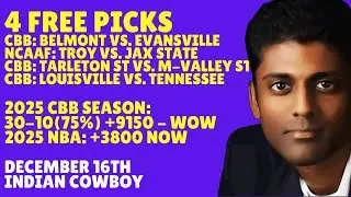 Tuesday College Football Picks Predictions & Best Bets 12/16/2025 Indian Cowboy Picks Predictions