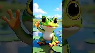 This Frog Is So Funny 😂🐸 #kidssongs #rhymes #funnykids