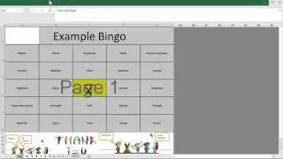 Free Bingo Card Generator for Excel