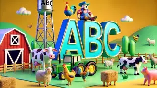 Animals ABC learn the alphabet | Farm Animals A to Z | Animals Alphabet | ABC for kids