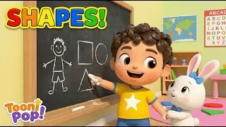 Learn Shapes for Toddlers | Circle, Square, Triangle & More