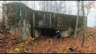 Забрался внутрь заброшенного старого немецкого бункера. WW2  #бункер