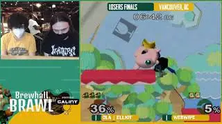 Elliot (Falco) Vs. Webwipe (Jigglypuff)  - Losers Finals - Brewhall Brawl #11 (Vancouver Local)