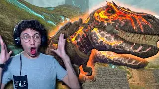 TAMEO A UN REX DE LAVA 😳🔥 | ARK GENESIS | #2 -APC
