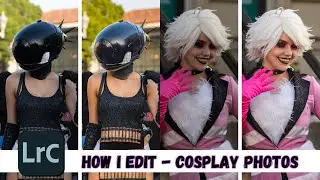 HOW I EDIT COSPLAY PHOTOS!!! Convention Photo Lightroom Classic Editing - Anime Pasadena 2025