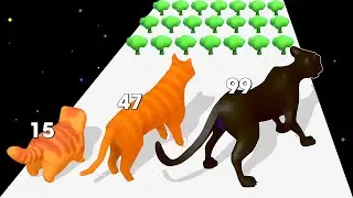 LEVEL UP 'CAT EVOLUTION' RUN - Максимальный уровень (все игровые процессы) 🔇