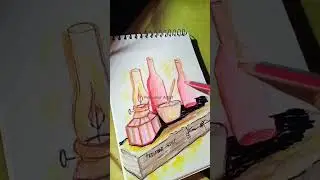 still life Easy technic #shortsfeed #art #stilllife #drawing #shorts #artdrawing ##peshawar