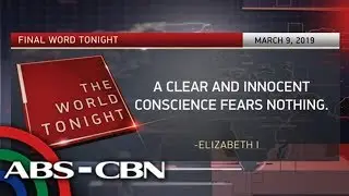 The World Tonight: The Final Word | March 9, 2019