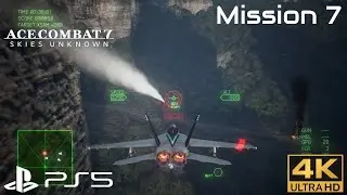First Contact with mystery fighter...(Ace Combat 7-Skies Unknown-Gameplay walkthrough-Mission 7)