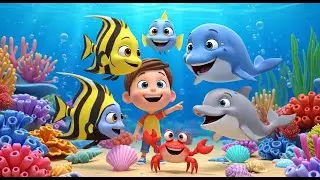 Deep Sea Alphabet Dive Song for Kids | Learn ABCs & Underwater Animals Nursery Rhymes 🐠🌊🎶