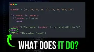 For-Else: An Underused Python Statement