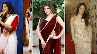 Best Collection of Bollywood Designer Party Wear Saree  2017