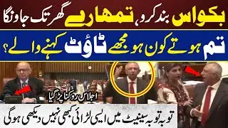 Fight in Senate of Pakistan | PTI and PPP Senators face to face in parliament | Shahadat Awan