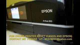 ONLINE RESET PRINTER (EPSON, CANON) WITOUT TEAMVIEWER