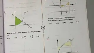 İntegralde İNTEGRAL hesaplamadan PRATİK YOLLA  alan bulma 5 soruyla mini bir Konu Anlatımı gelsin !!