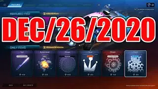 ROCKET LEAGUE ITEM SHOP | DEC-26-2020 | INTERSTELLAR TITANIUM WHITE | RL Item Shop Today