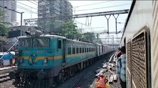 ⚡ Rare WAG 7 Power with Special Train on Mumbai Suburban Tracks! ⚡